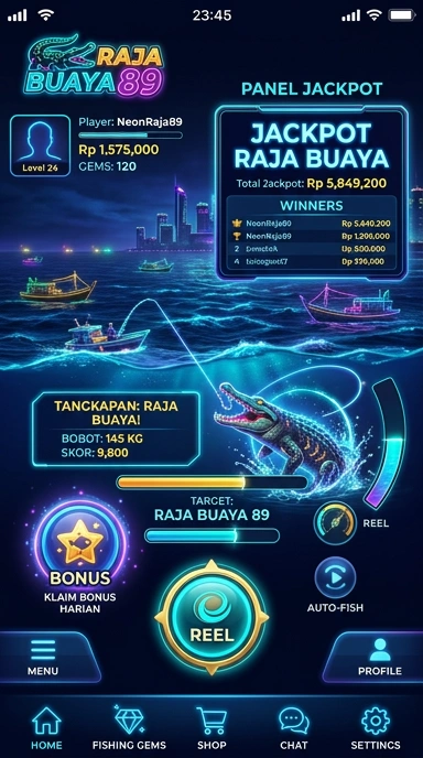 naga1001 — layar beranda